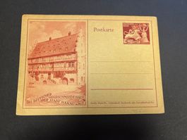Carte postale vintage de l'époque du troisième Reich