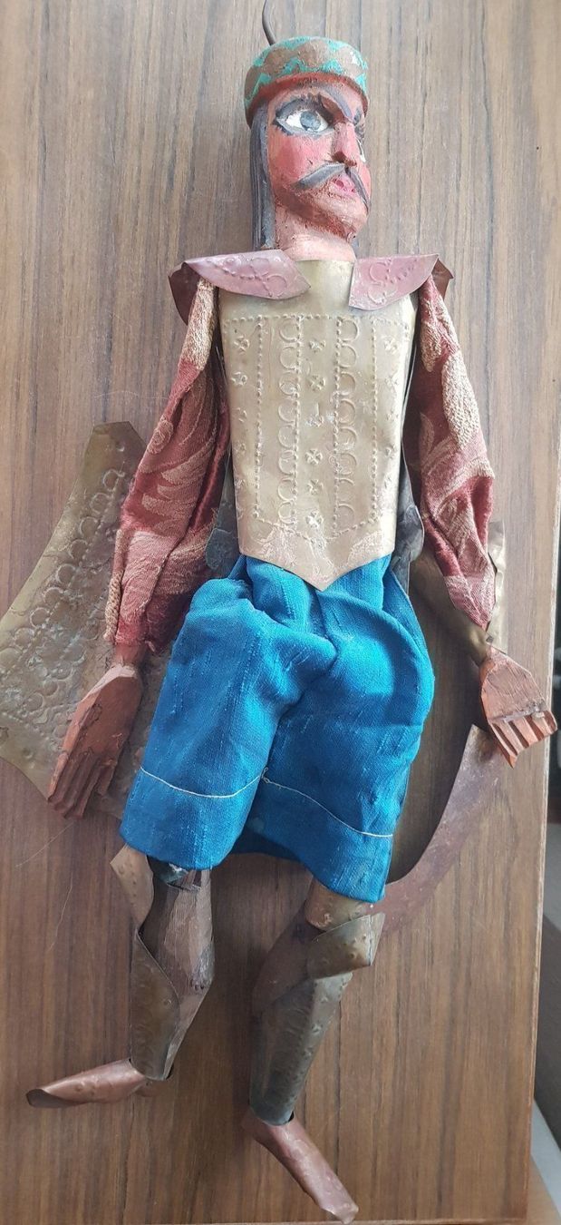 Figuren: Marionette Samurai Krieger antik – Gebraucht aus Mörschwil von antiksalon 7