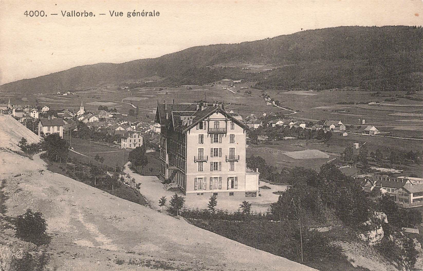 Ansichtskarten: Vallorbe VD Gesamtansicht – Gebraucht aus Biasca von Blenio71
