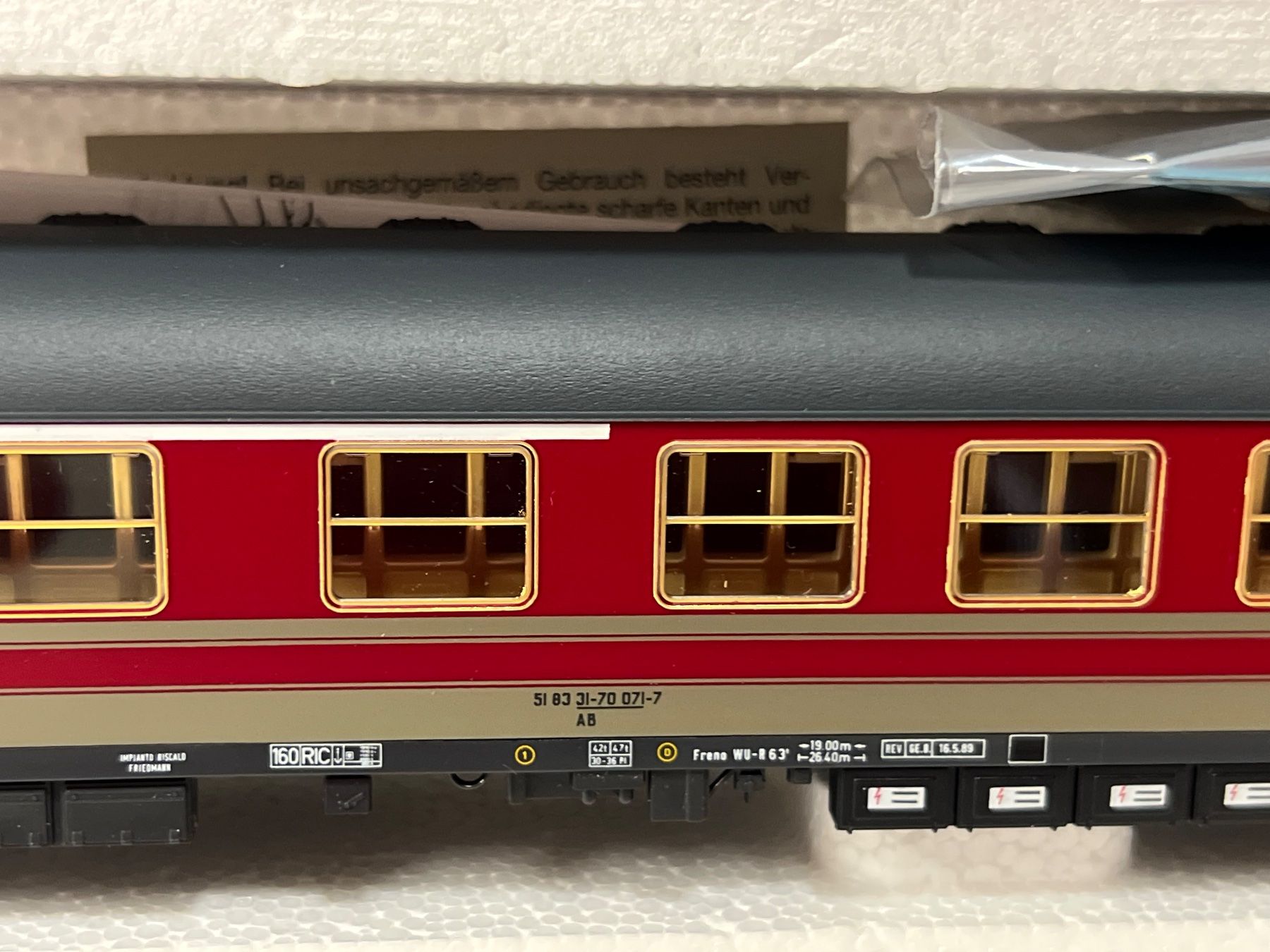 Roco Modellini di ferrovie: Roco 44737 FS 1/2.Kl. H0 DC – Nuovo e nell'imballaggio originale da Neuenhof venduto da ludovicco 1