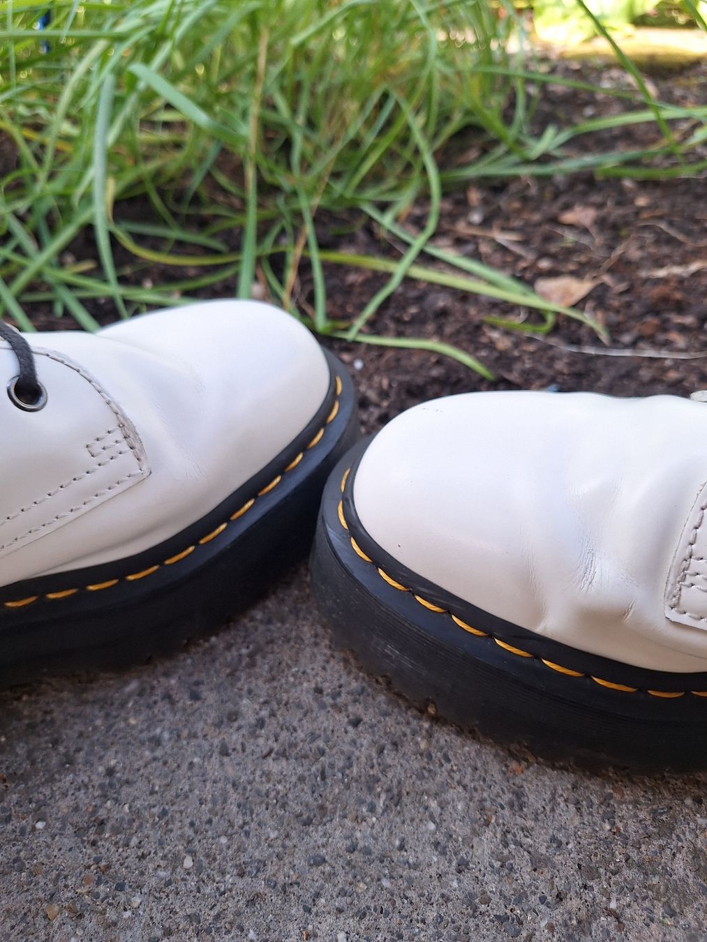 Dr. Martens Chaussures femmes: Dr Martens Jadon Weiss – D'occasion à Teufenthal AG par boebe071 7