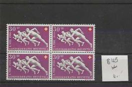 timbre Pro Patria B49 ** bloc de 4