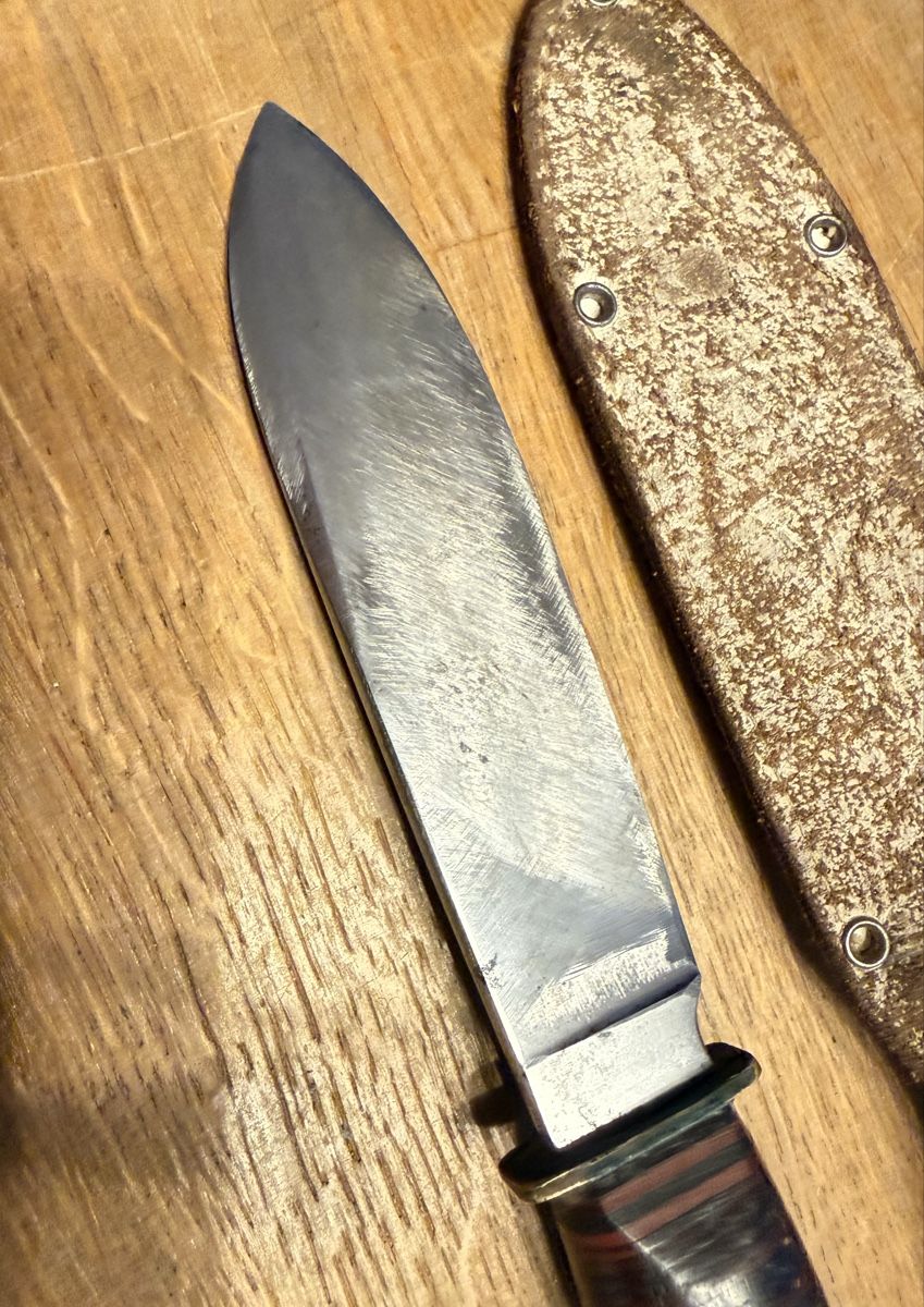 Solingen Accessori: Jagdmesser W.W. Solingen mit Scheide – Usato da Goldach venduto da Messerguru 5