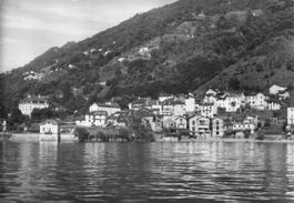 Gerra Gambarogno TI Lago Maggiore panorama paese G