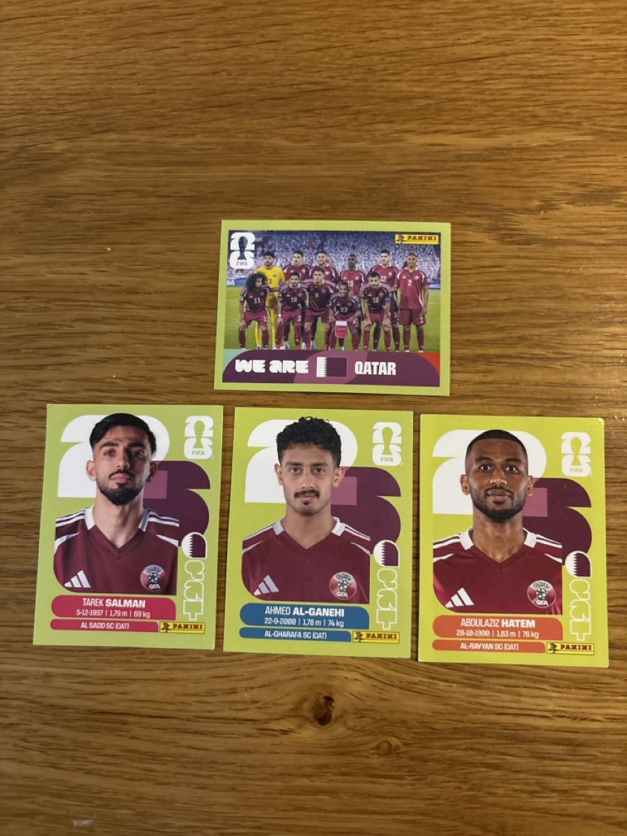 Panini Carte collezionabili: Panini Qatar 4 Stk. – Nuovo (secondo la descrizione) da menziken venduto da Mpupa
