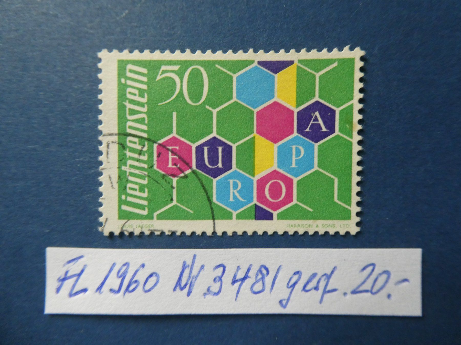 Alle Briefmarken: FL 1960 Nr. 348I gestempelt – Gebraucht aus Lausen von Herbamare01