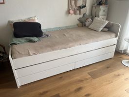 Bett 90x200 ausziehbar/ IKEA 