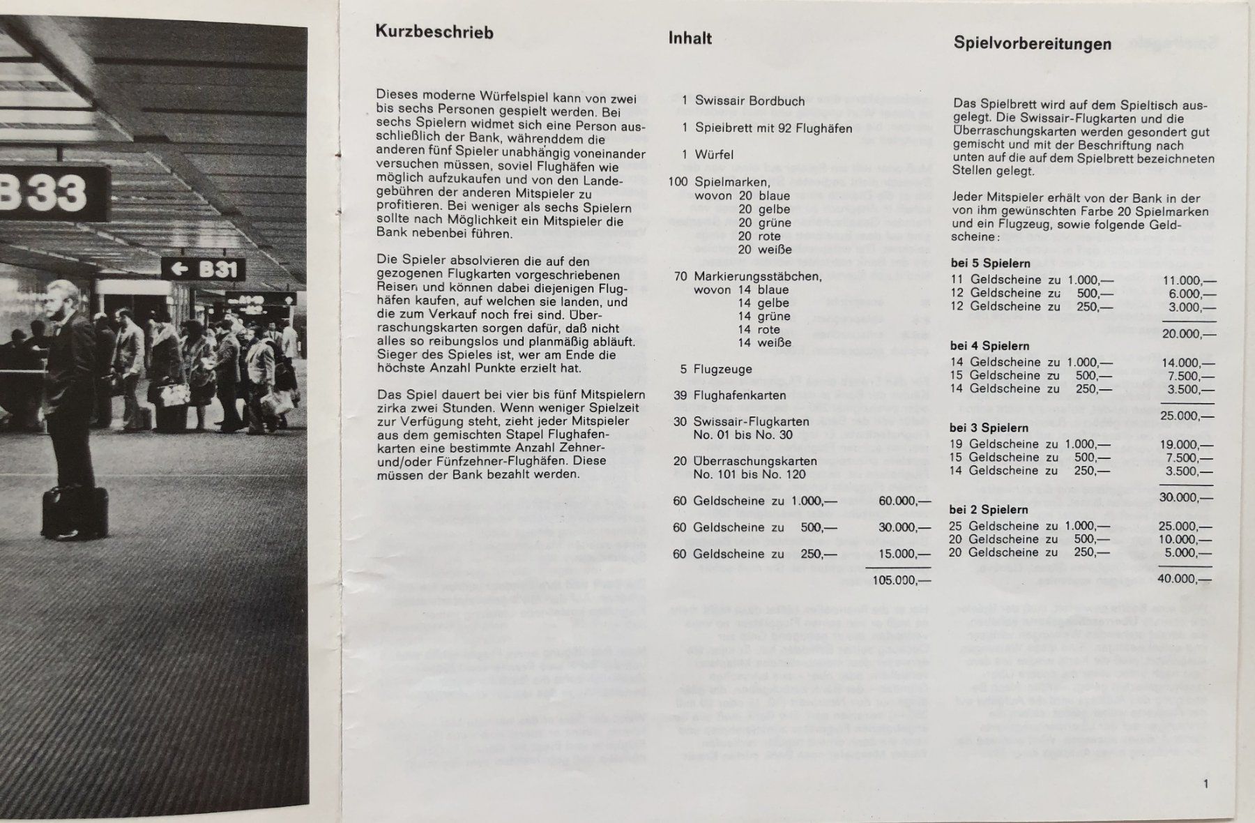 Giochi: SWISSAIR - Brettspiel - 1979 – Usato da Schaffhausen venduto da durruti 3