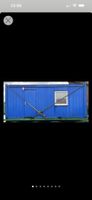 Baucontainer Poliercontainer eine Seite offen