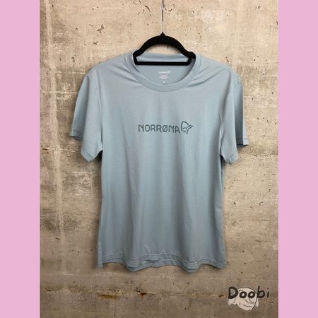 Norrøna T-shirt Outdoor Technique Bleu Clair Taille M