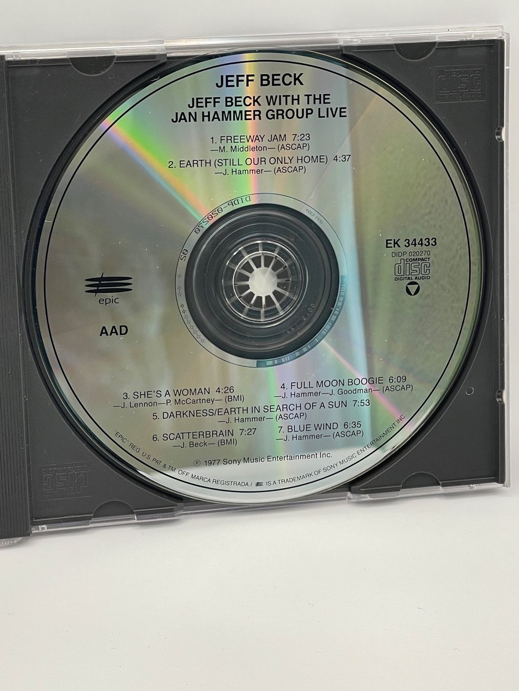 CD: Jeff Beck with the Jan Hammer Group Live – Usato da Rüti ZH venduto da alumedien 2