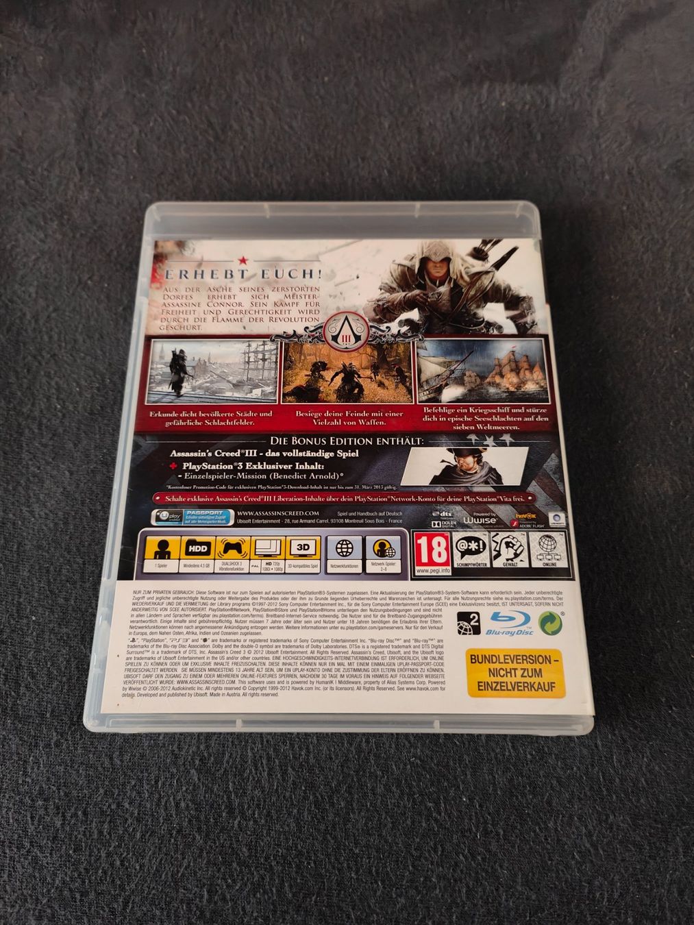 Giochi: Assassins Creed 3 UNCUTED PS3 – Usato da Dietikon venduto da Migi_97D 2
