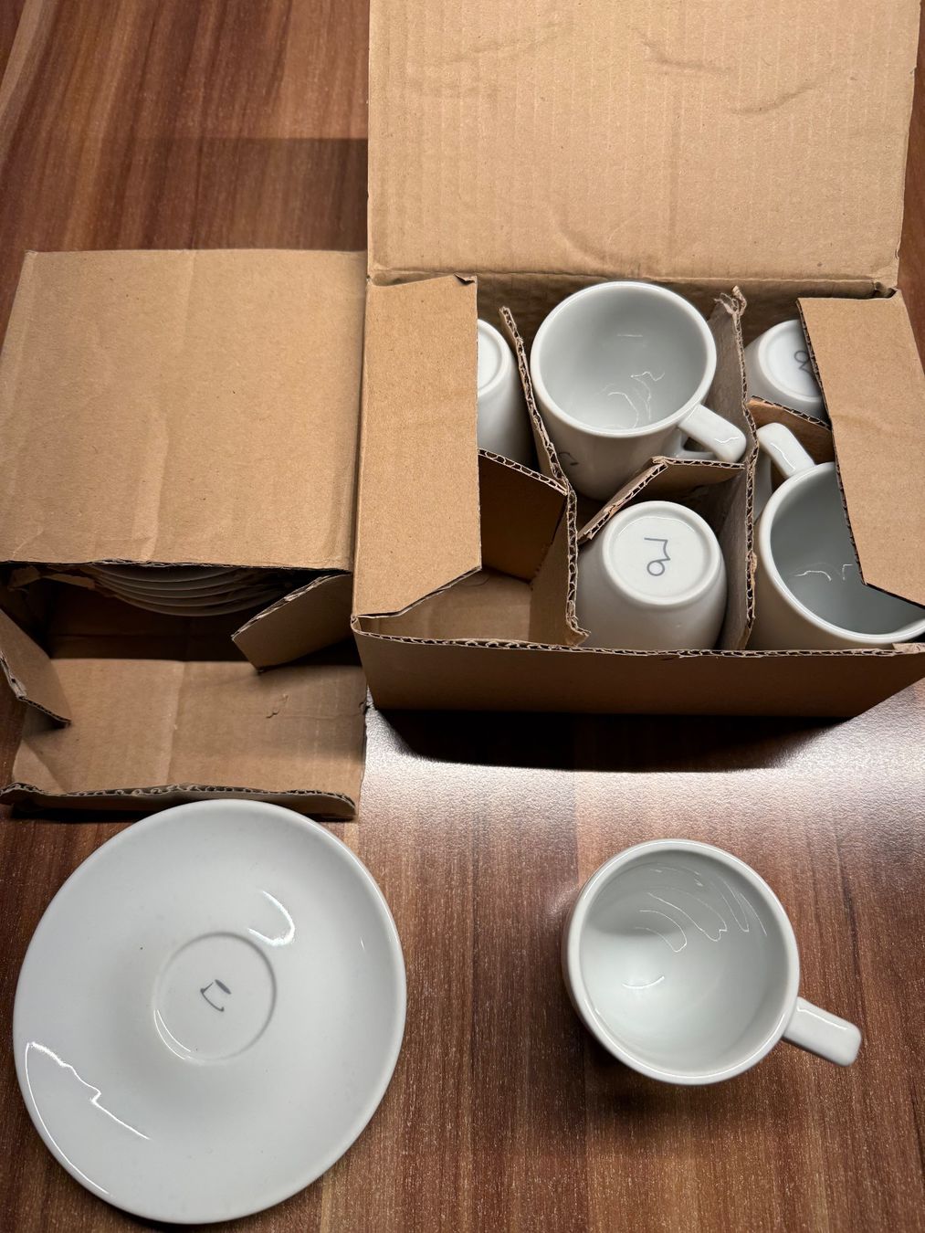 Tassen: Neue  Espressotassen, 6er Set, inkl. Unterteller – Neu und originalverpackt aus Ibach von style.hr 2