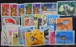 SINGAPORE Lot mit schönen Werten