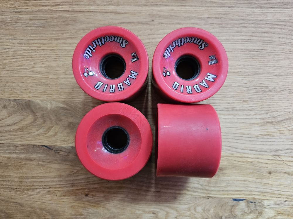 Cadeau-Zerone Roues Longboard 70mm 80A PUENTE 4 pièces 70x42mm roues de