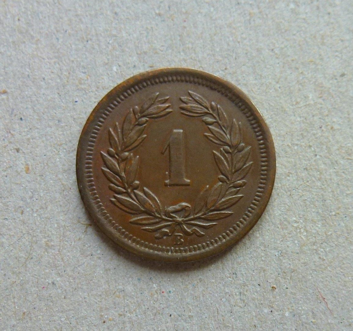 Tutti le monete: ++ 1 Rappen 1892, gute Erhaltung – Usato da Walkringen venduto da Casablanca777 1