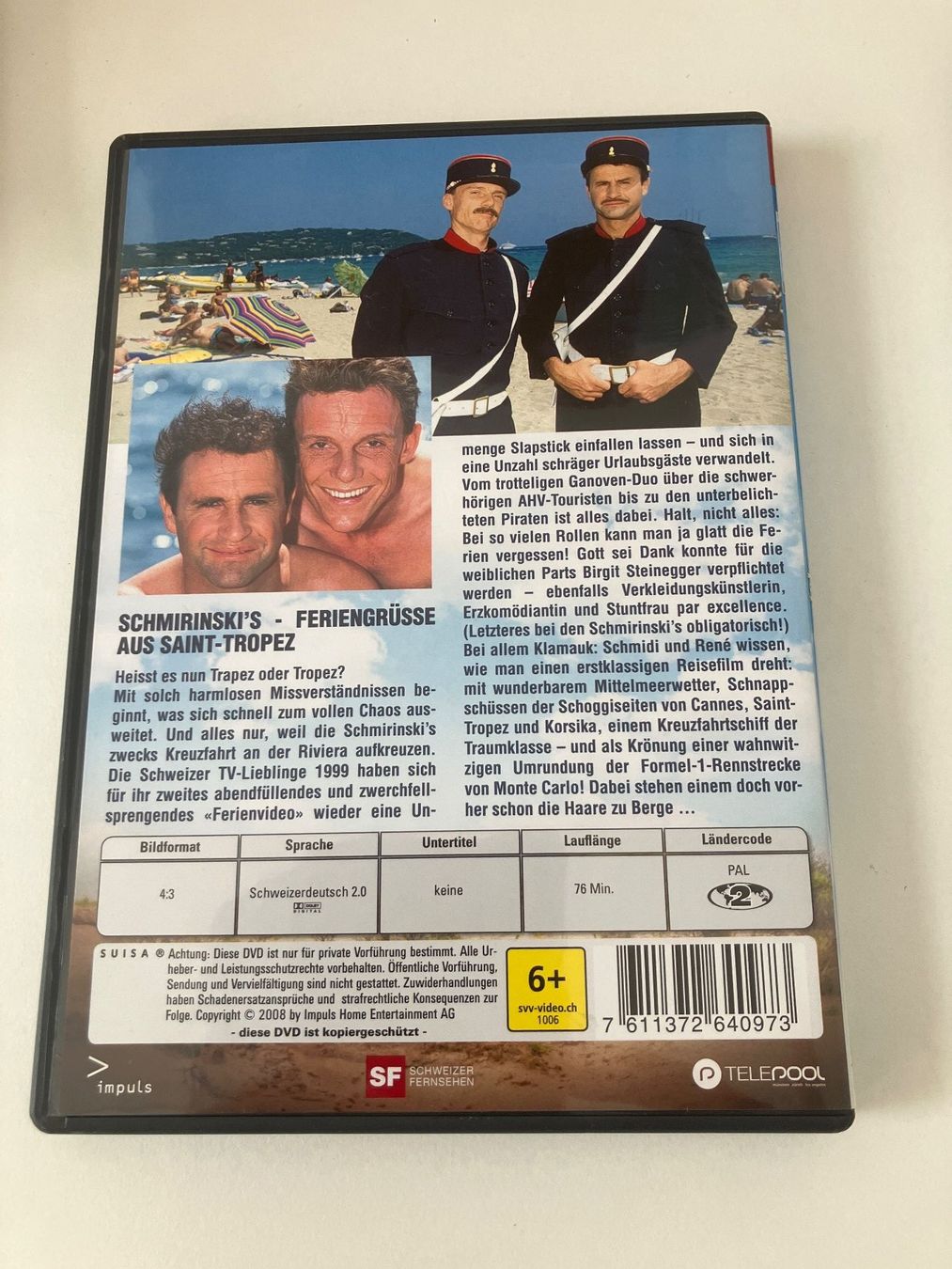 Tutti i DVDs: SCHMIRINSKI`S FERIENGRÜSSE AUS SAINT TROPEZ (1999) – Usato da Arbon venduto da JoJoAs 1