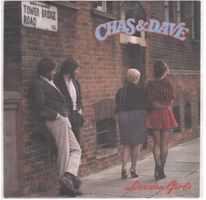Chas & Dave  --  London Girls  Single7  Kleine Lochung