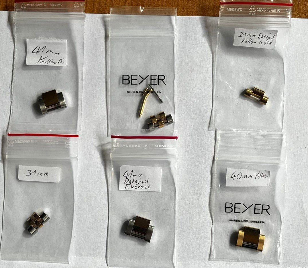 Bracciali & Braccialetti: Rolex Links / Glieder Konvolut – Usato da Schaffhausen venduto da immervali