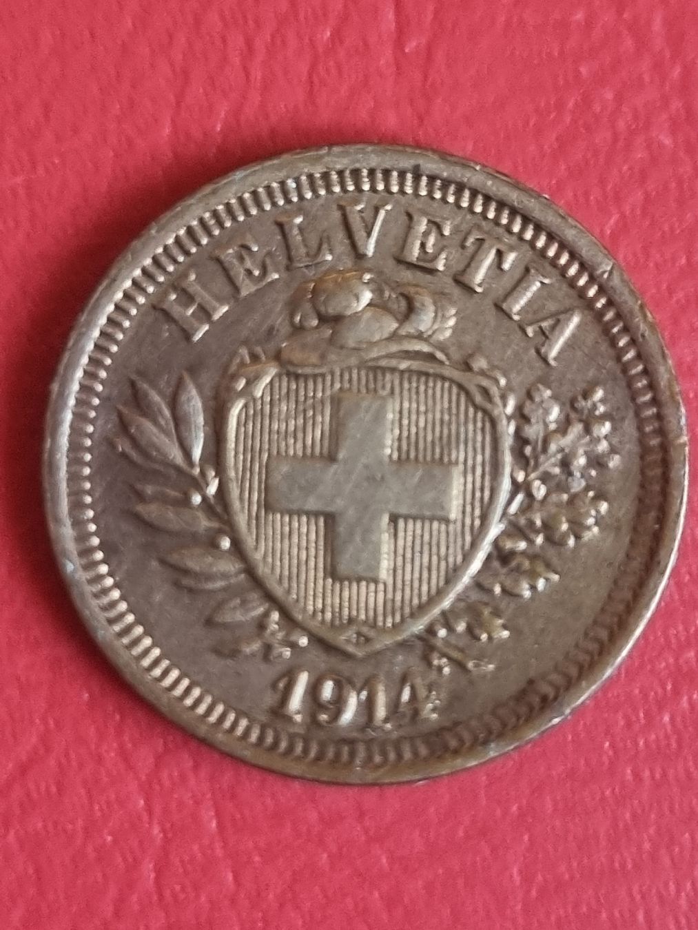 Alle Münzen: 1 RAPPEN SCHWEIZ - JAHR 1914 – Gebraucht aus Heimenschwand von rog_p7h9