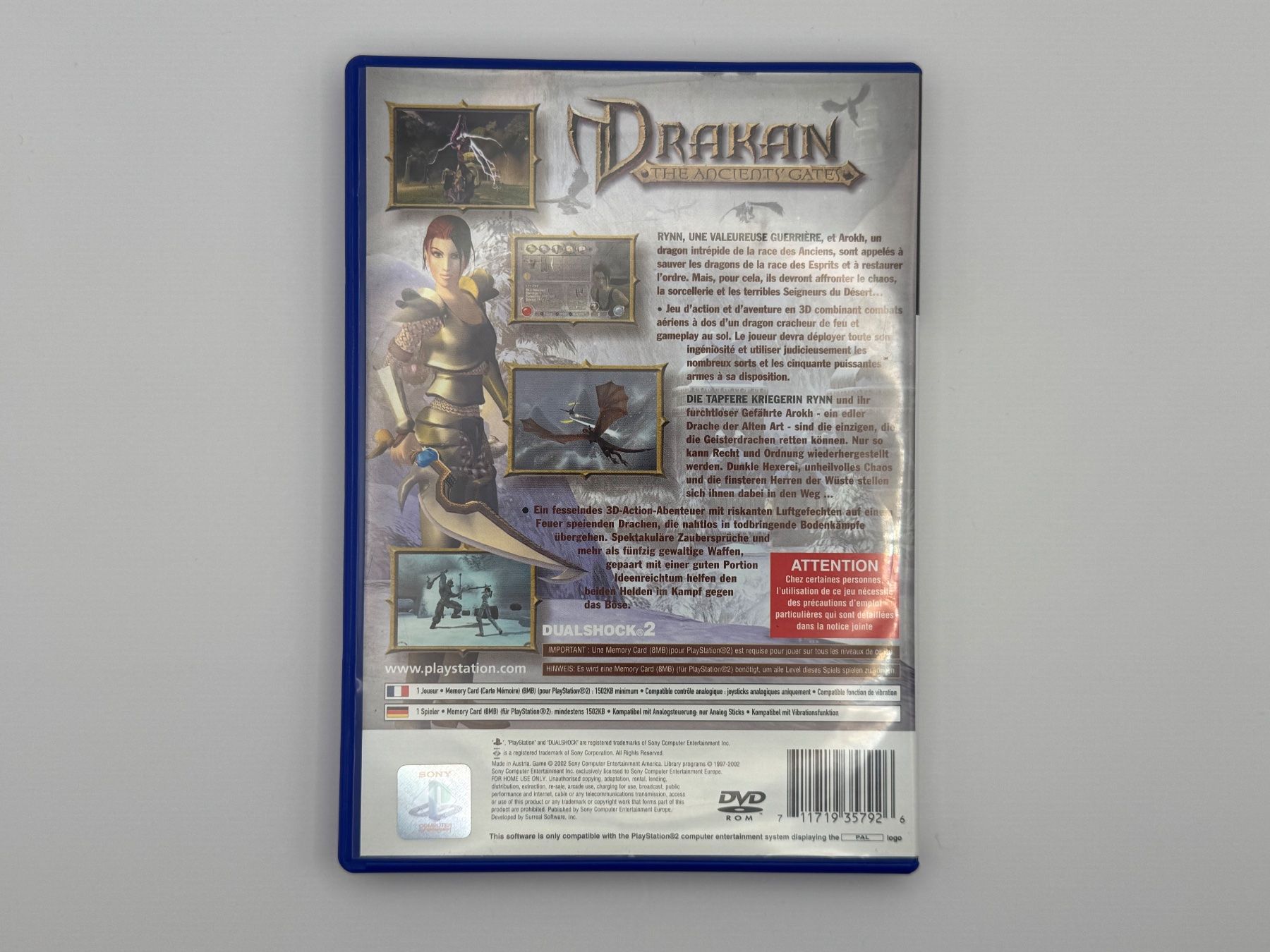 Sony Giochi: Drakan: The Ancient's Gate - Playstation 2 – Usato da Bettlach venduto da awi_7jcb 1