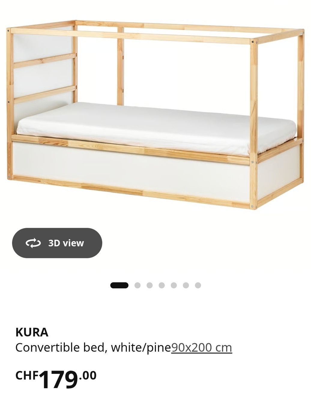 Ikea Betten: IKEA KURA BETT – Neu (gemäss Beschreibung) aus Bülach von pap_cc7p 2