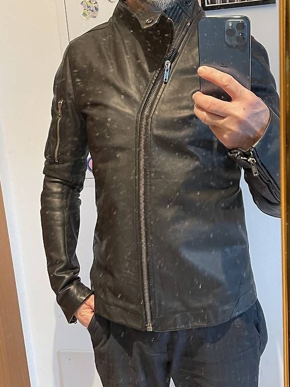 Jacken: Rick Owens Kalbslederjacke M – Gebraucht aus Goldau von locherrogerio 1