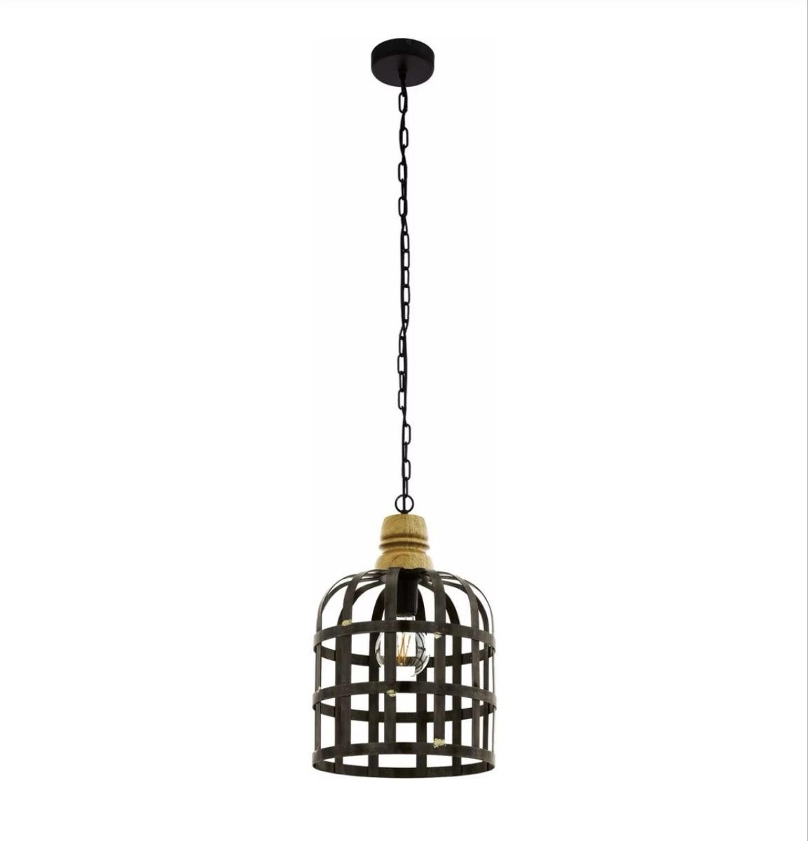 Lampade: Rustic Metal Cage Pendant Light - NEW STILL IN BOX – Nuovo e nell'imballaggio originale da Zürich venduto da Nik_Kat