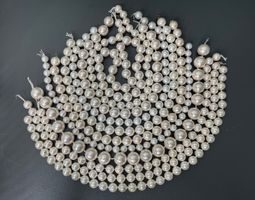 Modeschmuck-Perlenketten-Konvolut