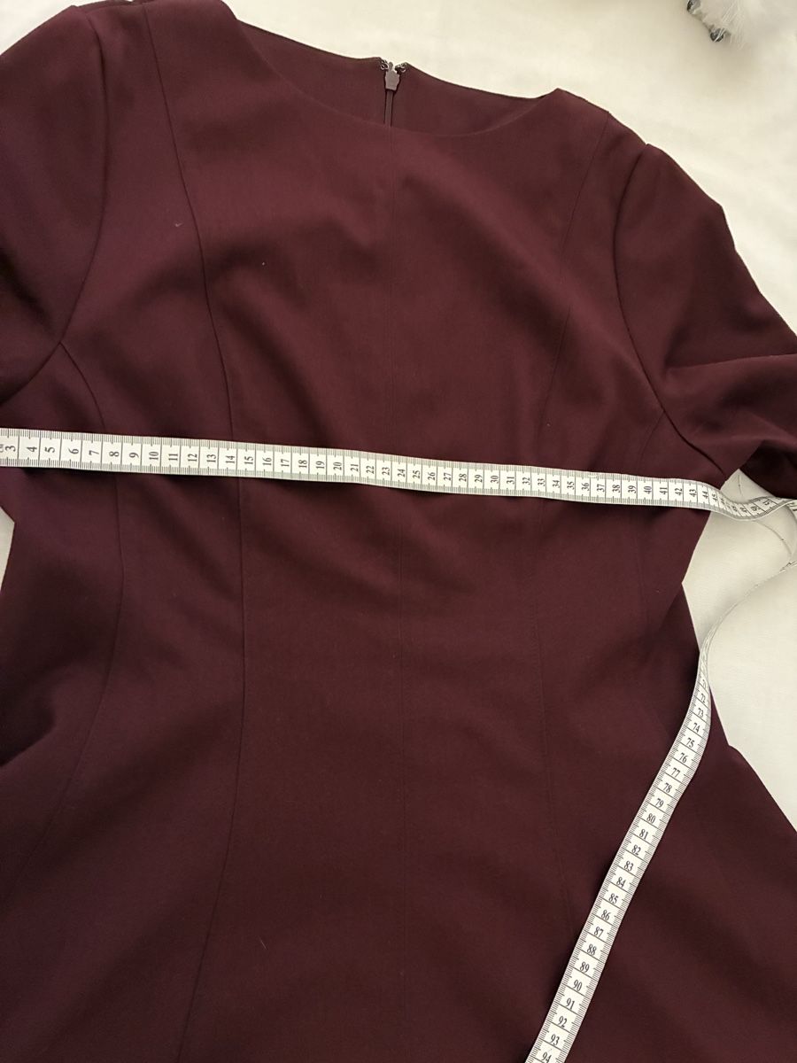 H&M Vestiti: Bordeaux Kleid mit Spitze, Grösse M, tailliert – Nuovo (secondo la descrizione) da Bäretswil venduto da Viechel 4