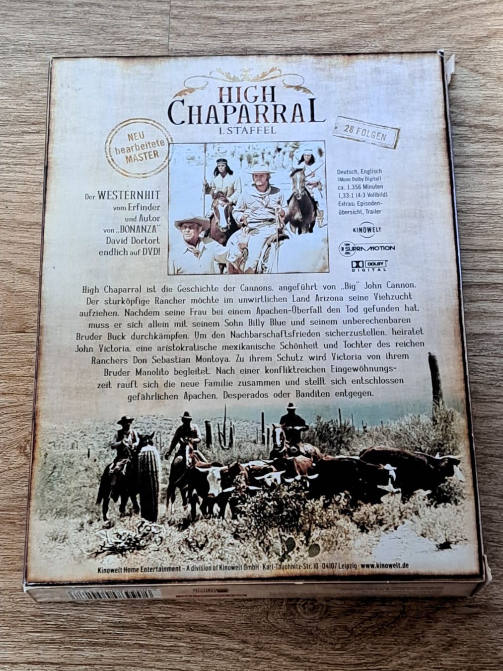 Tutti i DVDs: DVD High Chaparral, 1. Staffel mit 7 DVDs – Nuovo (secondo la descrizione) da Unterseen venduto da Kanica 2