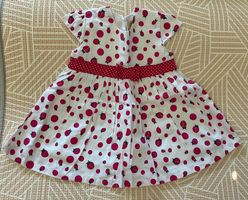 NEU: Babykleid mit Marienkäfern, Gr 68