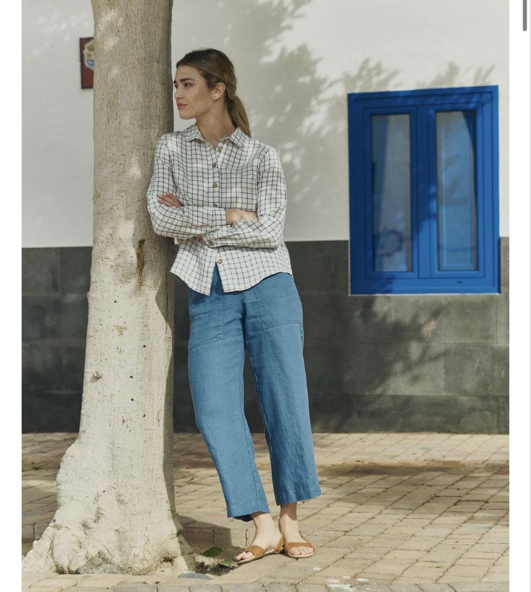 Pantaloni: Pantalon Not Perfect Linen – Nuovo (secondo la descrizione) da Genève venduto da AuTuMnLoveR 3