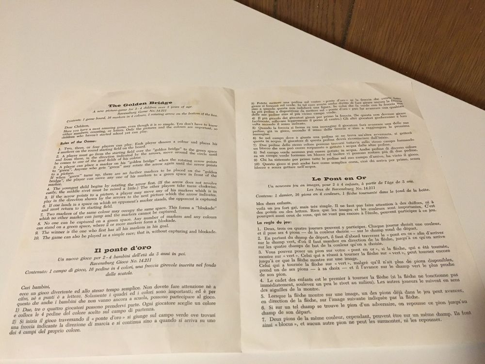Die goldene Brücke Spiel von Ravensburger 1963 Kaufen auf Ricardo