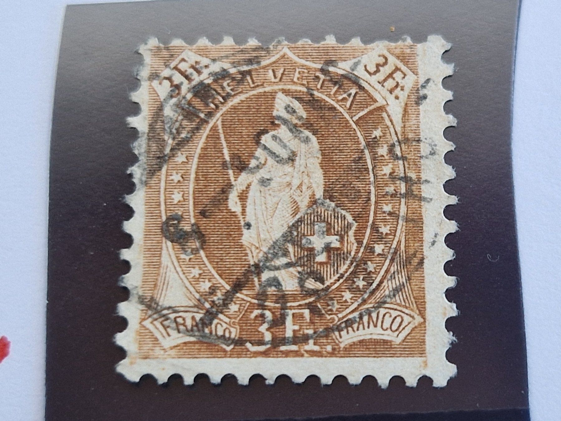 Tutti i francobolli: Stehende 92A, Attest, CHIASSO, ab 1.- – Usato da Burgdorf venduto da Glossy01 1