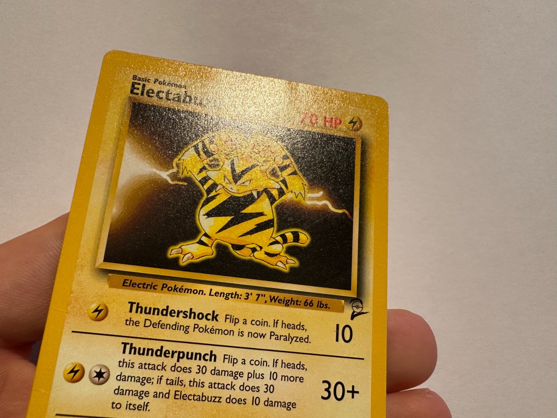Pokémon Carte collezionabili: Electabuzz non holo Base 2 EN – Usato da Hagendorn venduto da Pokecollectorch 4
