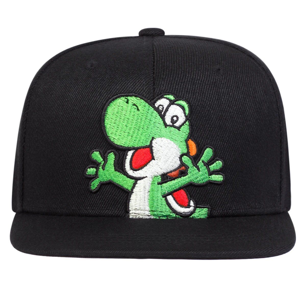 Copricapi, berretti & cappellini: Basecap Yoshi Super Mario Dinosaurier Nintendo Mütze Kappe – Nuovo e nell'imballaggio originale da Dättlikon venduto da easythings 3