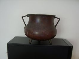 Kupferkessi  Durchmesser 17 cm Höhe 17 cm