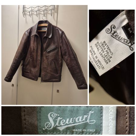 Stewart hochwertige Lederjacke Herren Gr. M