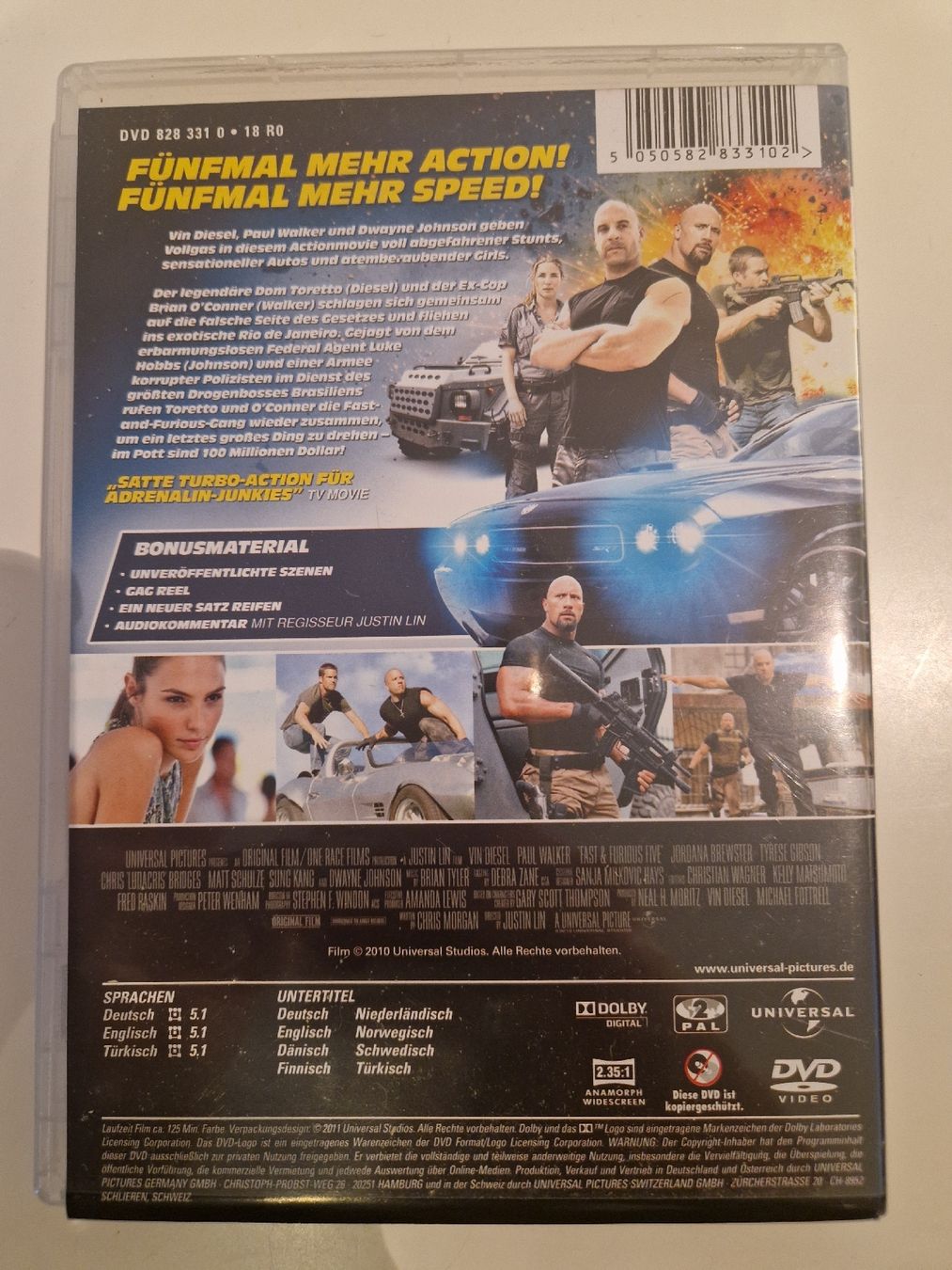 Tutti i DVDs: DVD Fast & Furious 5 – Usato da Emmenbrücke venduto da alexa1983 1