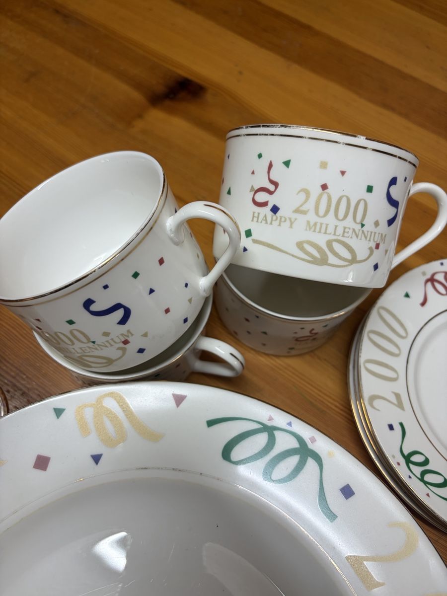 Set di piatti: Vaisselle et verres Millenium 2000 – Usato da Orsonnens venduto da cdms57 4