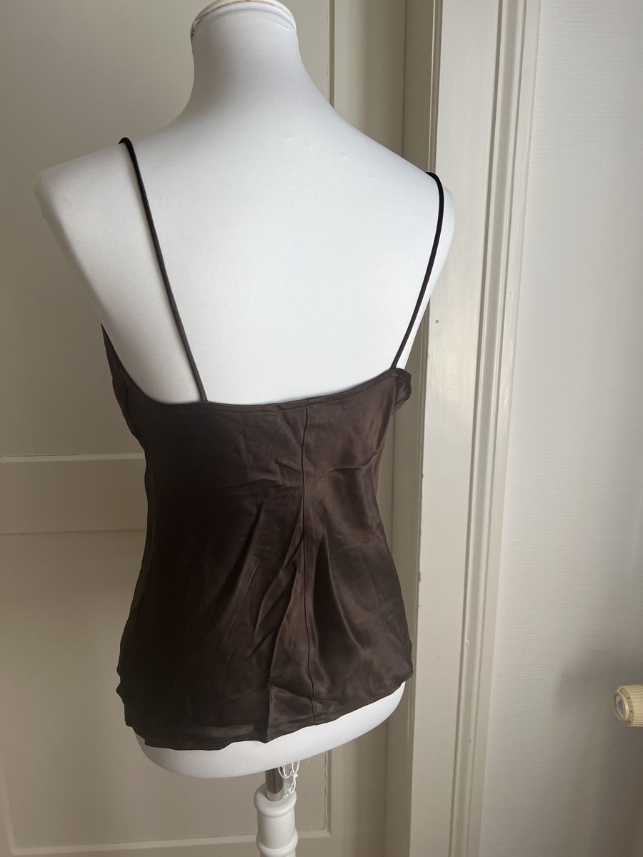 Zara Top: Neu: Zara Basic Top, braun, Grösse S – Nuovo e nell'imballaggio originale da Oensingen venduto da SchickeDame 3