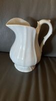 Brocca in porcellana bianco crema