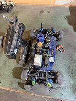 Voiture RC thermique avec télécommande 1/10