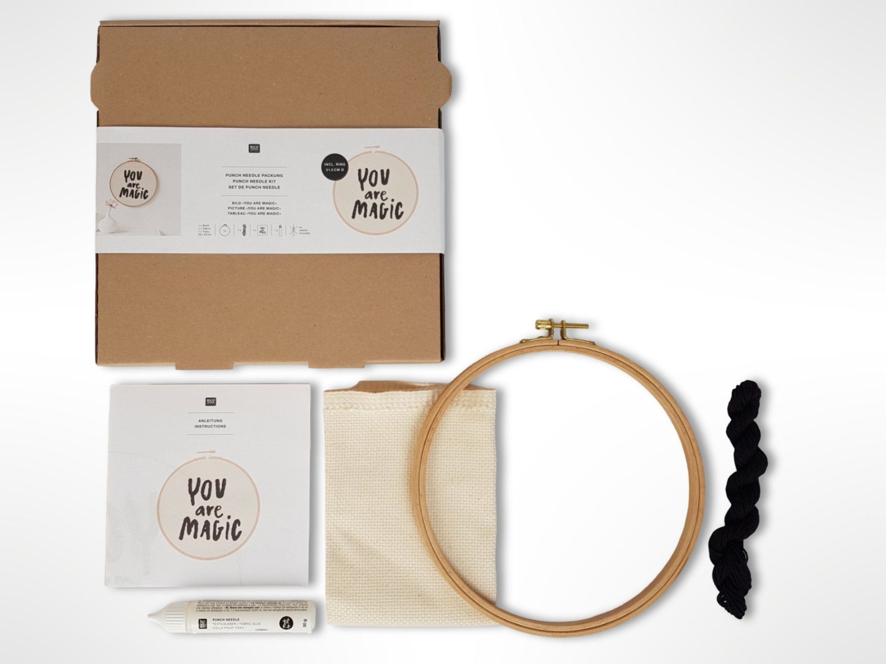 Kit bricolage: RICO Punch Needle Packung Magic – Nuovo (secondo la descrizione) da Suhr venduto da Restwert_Suhr
