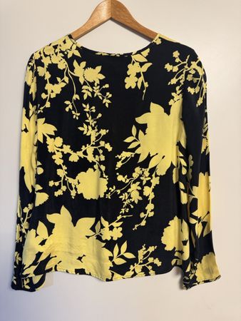 Marc O'Polo Bluse, Gr. 38, schwarz-gelb, Top Zustand!