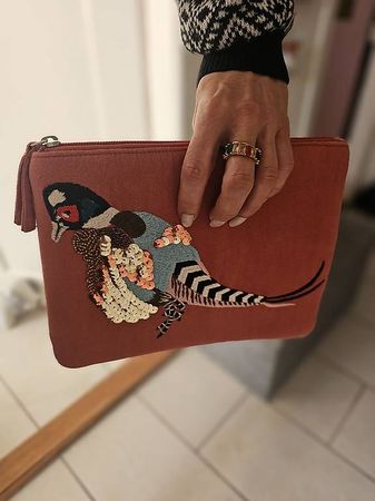 Accesoires Set: Vera Moda Clutch Bag/ passende Ohrstecker