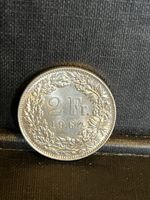 2 Franken Münze Silber ??