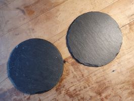 2 Stk Untersetzer Schiefer 14.5 cm