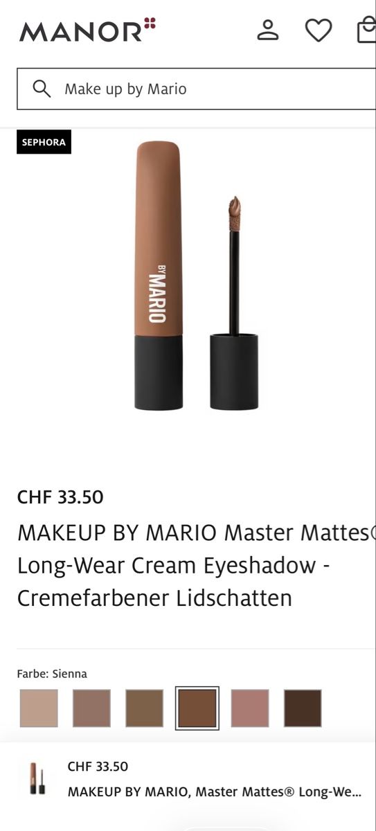 Sephora Make-up: MAKEUP BY MARIO Lidschatten Farbe Sienna – Nuovo (secondo la descrizione) da Baden venduto da Tiffany6878 1